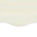 ZNTS Replacement Fabric for Awning Cream 4x3.5 m 311928