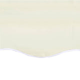 ZNTS Replacement Fabric for Awning Cream 4x3.5 m 311928