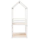 Bunk Bed without Mattress White 90x190 cm Single Solid Wood Pine 3282125