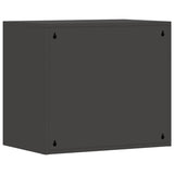 Wall Cabinet for Garage with Gas-lift Door Black 883268