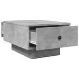 Coffee Table Concrete Grey 60x45x31 cm Engineered Wood 848083