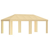 Gazebo Cover 6 x 3 m Cream Polyester 190 gsm 900424