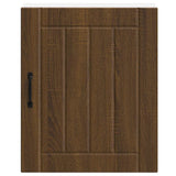 ZNTS Kitchen Wall Cabinet Lucca Brown Oak Engineered Wood 853811