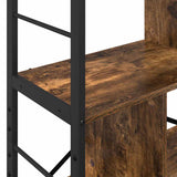 Bookshelf Smoked Oak 75 x 30 x 123.5 cm Engineered Wood 883966
