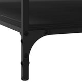 Coffee Table Black oak 80 x 80 x 40 cm Engineered Wood 883499