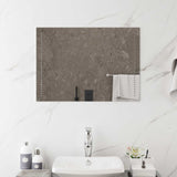 LED Bathroom Mirror Transparent 50 x 70 cm Tempered Glass 42045777