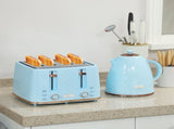 Kettle and Toaster Set, 1.7L 3000W Fast Boil Jug Kettle, 4 Slice Toaster with 7 Level Browning T3398P378856