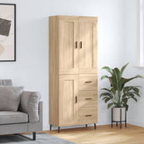 Highboard Sonoma Oak 69.5x34x180 cm Engineered Wood 3200020