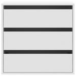 ZNTS Corner Chest of Drawers White 60x41x58 cm Engineered Wood 852843