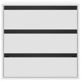 ZNTS Corner Chest of Drawers White 60x41x58 cm Engineered Wood 852843