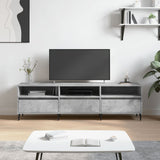 TV Cabinet Concrete Grey 150x30x44.5 cm Engineered Wood 831296