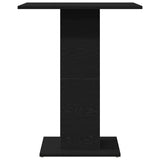 Bistro Table Black Oak 60x60x75 cm Engineered Wood 862494