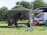 2 x 2 m Garden Pop Up Gazebo, Wedding Party Tent Marquee, Water Resistant Awning Canopy with T3398P314109