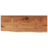 Wall Shelf 70x30x2.5 cm Rectangular Solid Wood Acacia Live Edge 370237