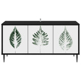 TV Cabinet HANAU 102 x 33 x 51 cm Black Oak Engineered Wood 8007105