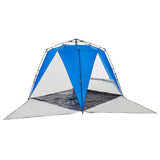 Beach Tent 4-Person Azure Blue Quick Release Waterproof 4005305