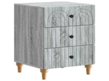 Bedside Cabinet Grey Sonoma 43x 41 x 66.5 cm Engineered Wood 894101