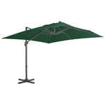 Garden Parasol with Portable Base Green 276345
