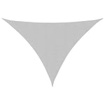ZNTS Sun Shade Sail Light Grey 7x5x5 m 100% Polyester Oxford 4000910