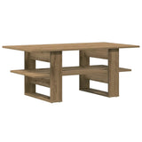 ZNTS Coffee Table Artisan Oak 102x55x42 cm Engineered Wood 855851