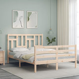 Bed Frame without Mattress 140x200 cm Solid Wood 3194961