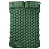 Self Inflating Camping Mattress with Pillows 2-Person Green 4007102