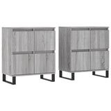 Sideboards 2 pcs Grey Sonoma Engineered Wood 3190187