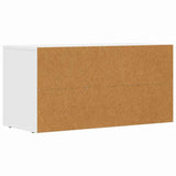 TV Cabinet White 80 x 35 x 40 cm Engineered Wood 891274