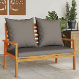 Garden Sofa Bench 120 cm with Cushion Solid Wood Acacia 366379
