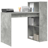 Desk Concrete Grey 108 x 55 x 103.5 cm Engineered Wood 869461