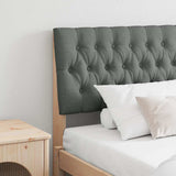 Upholstered Headboard Dark Grey 180 cm Solid Pine Wood 879325