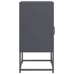 ZNTS Bedside Cabinet Anthracite 36x39x78 cm Cold-rolled Steel 853412