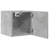 Wall Mounted TV Cabinets 2 pcs Concrete Grey 30.5x30x30 cm 804494