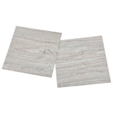 Self-adhesive Flooring Planks 55 pcs PVC 5.11 m Light Grey 324661