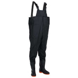 Chest Waders with Boots Black Size 41 4016984