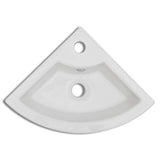 140697 Wash Basin with Overflow 45x32x12,5 cm White