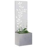 Garden Privacy Screen Sliver 50 x 32 x 150 cm Stainless steel 876480