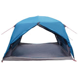 Backpacking Tent Blue 2-Person 185T Polyester with PU Coating 42017410