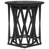 Coffee Table 2 pcs Black Oak Engineered Wood and Steel 868261