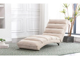 GOMYWAY Fabric Relaxation Chaise Lounge Chair, Full Body Support Fixed Recliner Sofa with Gentle W2678P389544