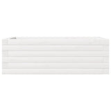 Garden Planter White 70x40x23 cm Solid Wood Pine 847219