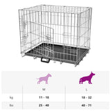 Foldable Metal Dog Bench L 170217