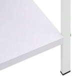 4-Layer Book Shelf White 60x27.6x124.5 cm Engineered Wood 288224