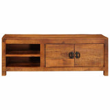 TV Cabinet with Shelf Brown 110 x 30 x 40 cm Solid mango wood 4104602