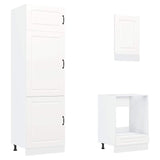 ZNTS 7 Piece Kitchen Cabinet Set Kalmar White Engineered Wood 3314761