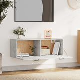 Wall Cabinet Concrete Grey 100x36.5x35 cm Engineered Wood 812955
