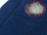 Weighted Blanket Blue 220x235 cm King 11 kg Fabric 350800