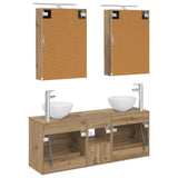 Bathroom Cabinet Set 5 pcs Artisan Oak 50 x 14.5 x 70 cm 3406686
