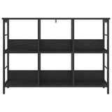 Bookshelf Black Oak 102 x 32 x 72.5 cm Engineered Wood 884012