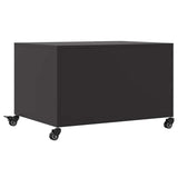 Coffee Table Black 68x50x43.5 cm Steel 846686